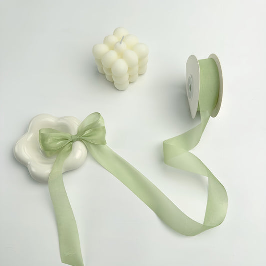 Premium Pink DIY Gift Wrapping Ribbon ¨C Sheer Organza Ribbon for Cakes, Bows, and Floral Arrangements