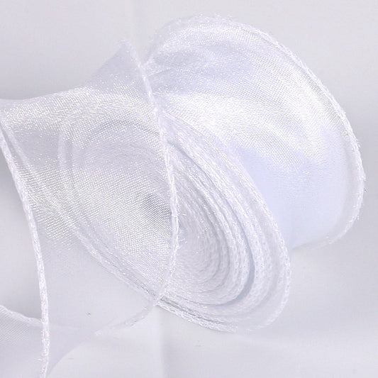 Fishtail-style sheer ribbon for floral packaging and DIY bows¡ªideal for decorating cakes and gifts