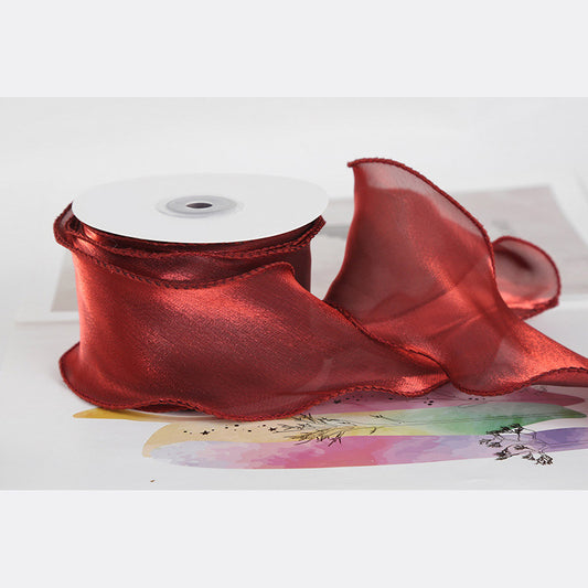 Wine Red Series Ribbons ¨C DIY Craft Materials for Gift Wrapping, Bouquets, and Cake Decorations (Satin/Woven Ribbon)