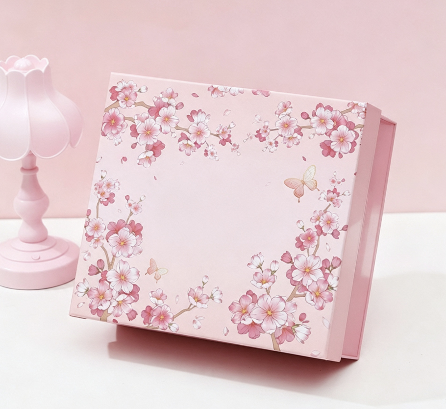 New Arrival Light Luxury Purple Elegant Top-and-Base Birthday Gift Packaging