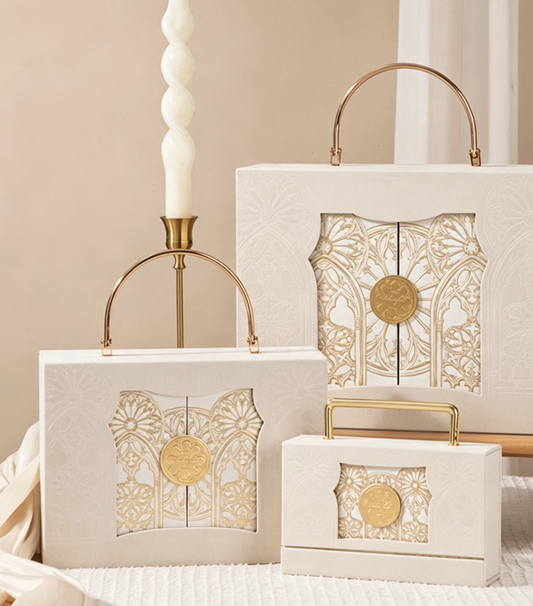 Baroque Velvet Gift Box with Light Luxury Handbag