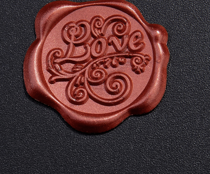 Wax Seal Sticker Wax Seal Stamp Sticker Embossed Envelope Sealing Sticker Wax Seal Stamp
