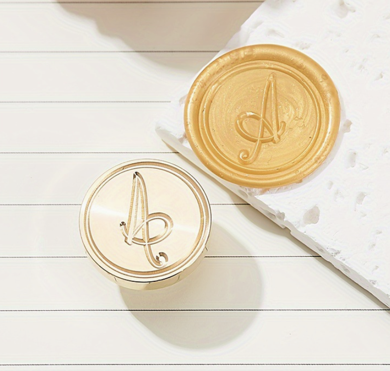 Vintage Wax Beads Wax Sticks Seal Stamp Roman Korean Style Vintage Letter Single Stamp