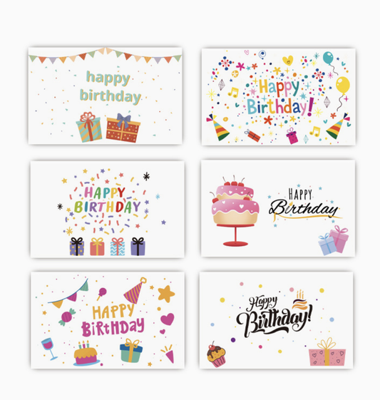Folded Thank You Card with Envelope Holiday Blessing Message Card