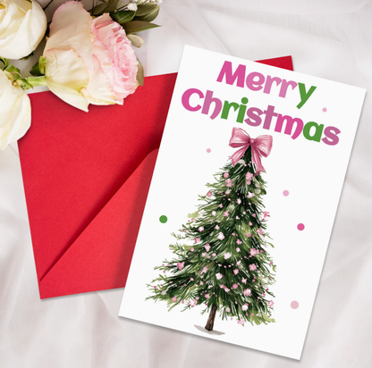 Christmas Greeting Card and Envelope Set