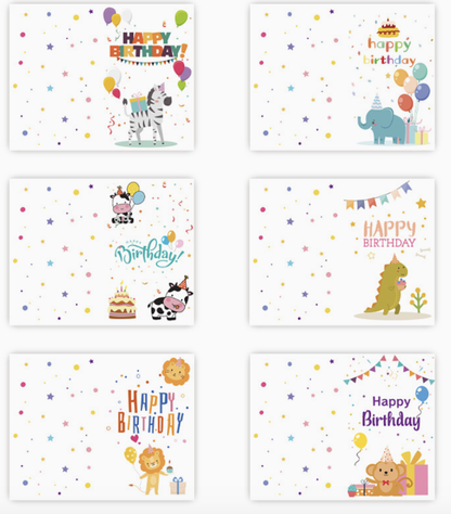 Christmas Greeting Card Cartoon Cute Card