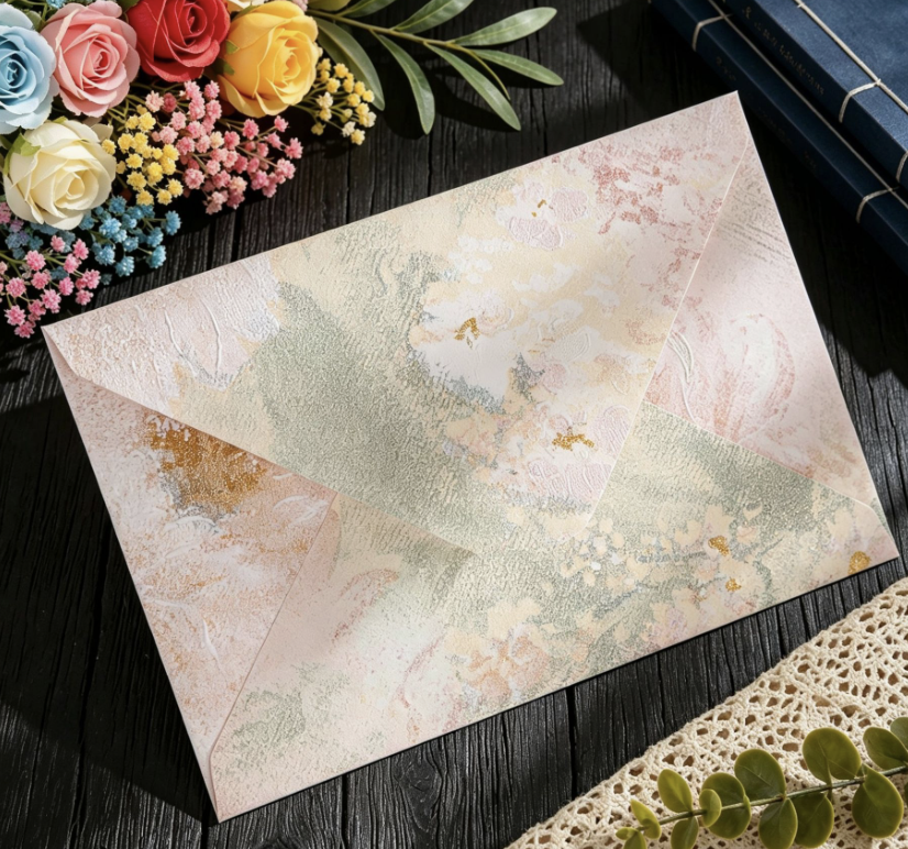 Spring Scenery Cloud Dream High-Appearance Creative Vintage Envelope