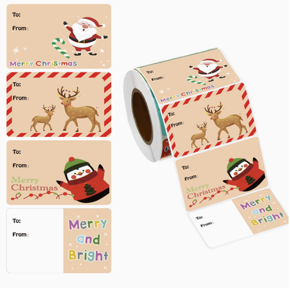 Stickers Christmas Holiday Decoration Gift Series