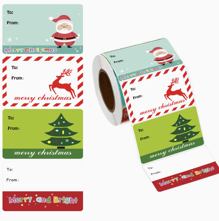 Stickers Christmas Holiday Decoration Gift Series