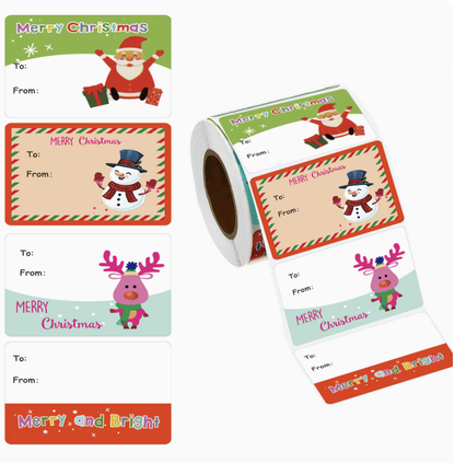 Stickers Christmas Holiday Decoration Gift Series