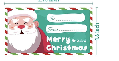 500 Stickers/Roll Christmas Stickers, Holiday Blessing Decoration Gift Series Adhesive Stickers Labels